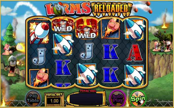 worms reloaded slot