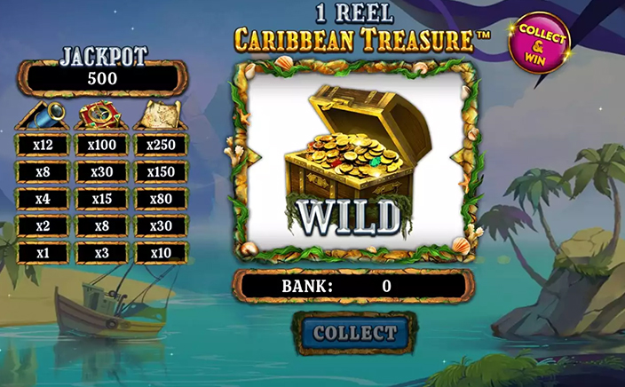 1 Reel – Caribbean Treasure