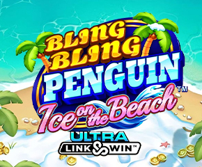 Bling Bling Penguin Ice On The Beach